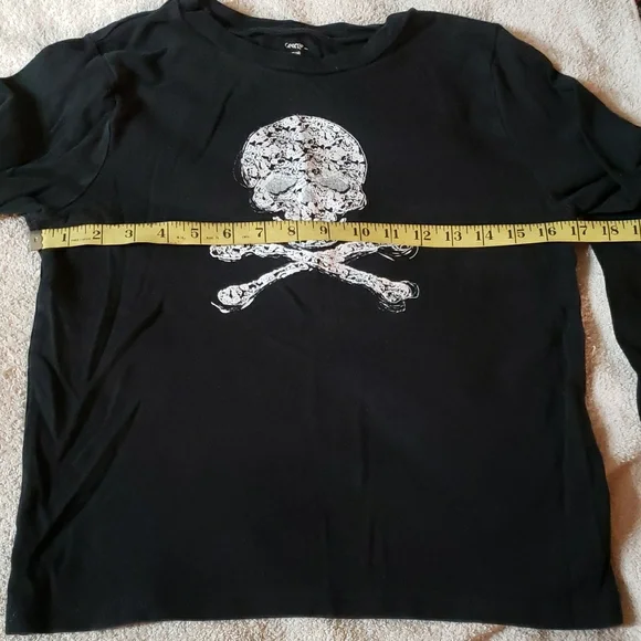 George Kids Skull Print Pajama Set - Black and White - Picture 4 of 12